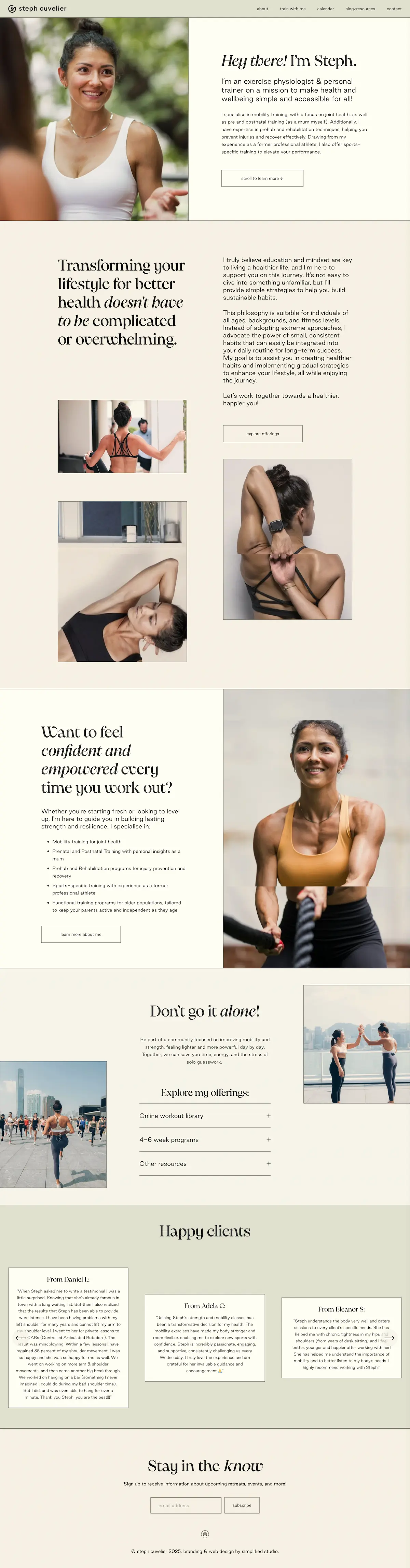 Steph Cuvelier website