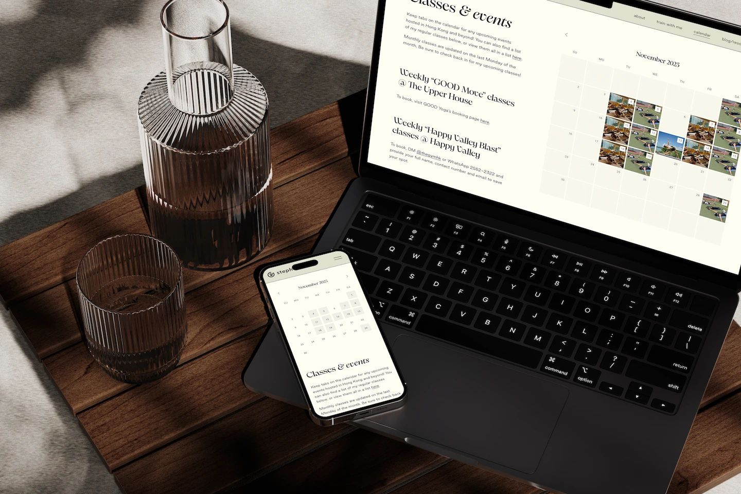 Steph Cuvelier — Calendar / schedule