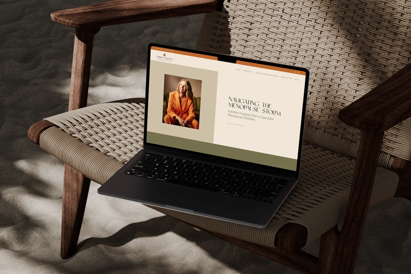 Third Sister — Desktop mockup