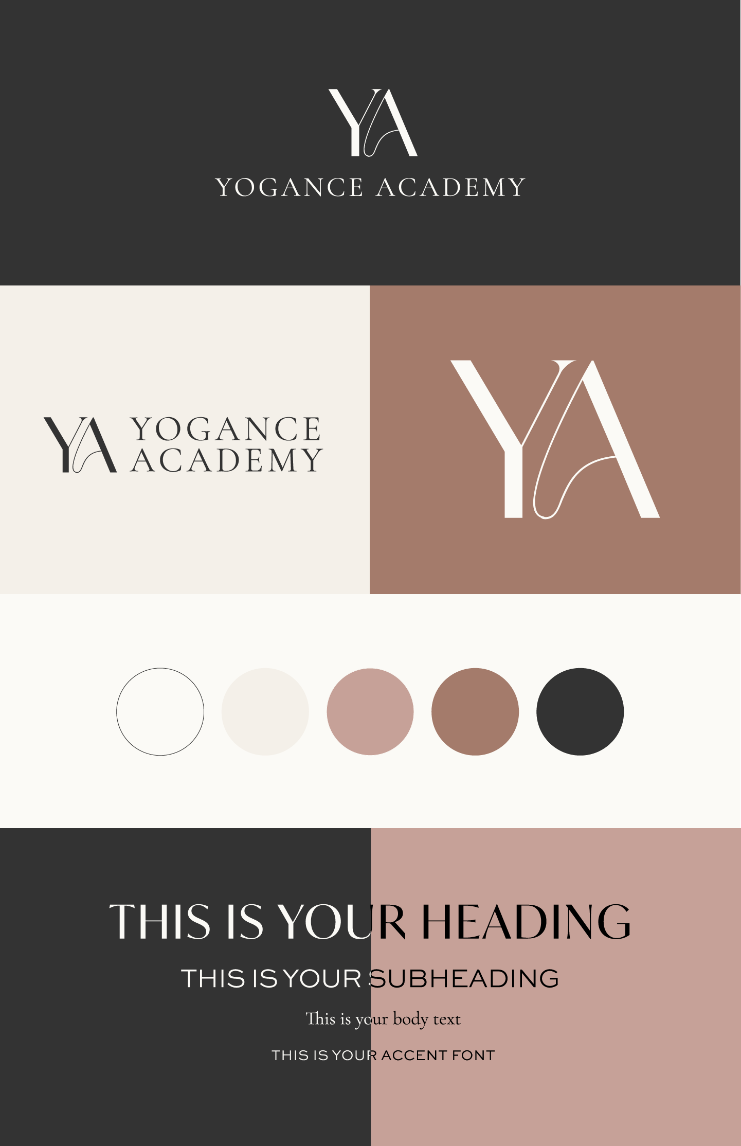 Yogance — Brand identity
